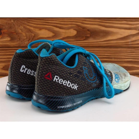 Reebok Size 7 Running Blue Fabric M Crossfit Lace Up - Picture 5 of 9